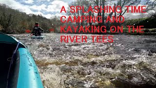 Kayak Camping on the River Tees. Car Camping with the Sandbanks Explorer Inflatable Kayak