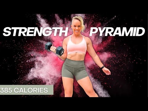 45 Min Dumbbell Strength Pyramid | Advanced Weight Training — Penny Barnshaw - Garage Fitness Girl