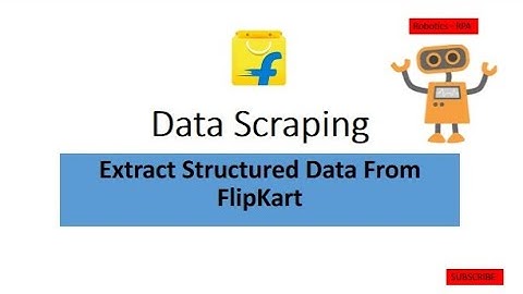 How To Scrap Structured Data in FlipKart || Data Scraping || UiPath Tutorials