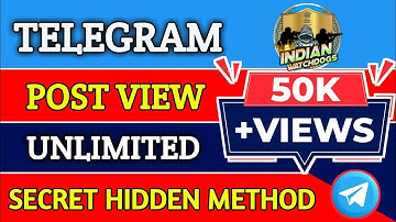 Telegram Unlimited Post Views For Free 🔥 Telegram Script For Free | Indian Watchdogs 🇮🇳