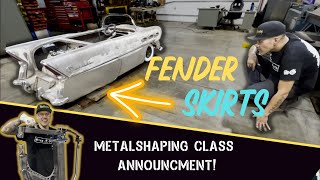 METAL SHAPING Fender Skirts From Scratch 1956 BABY BUICK PT1