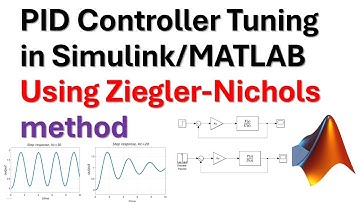 PID Controller Tuning in Simulink/MATLAB Using Ziegler-Nichols method