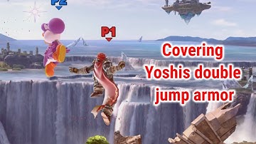 Covering Yoshis double jump armor