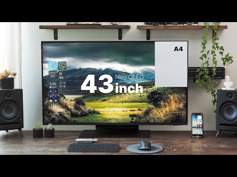   43인치 QLED TV 컴퓨터 모니터로 2달 사용 후기 43QNB90