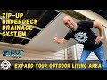 How To Install ZipUp Underdeck Drainage System