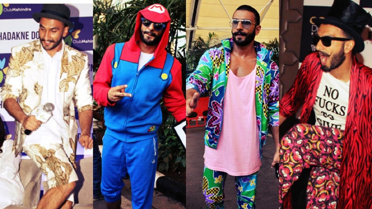 ranveer singh funny dress