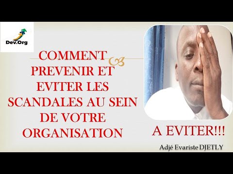 Vidéo: Comment éviter Un Scandale