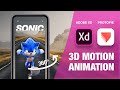 360 3D Motion Animation in Adobe Xd + Protopie | Design Weekly