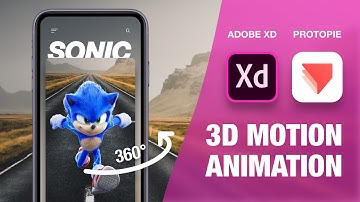 360 3D Motion Animation in Adobe Xd + Protopie | Design Weekly