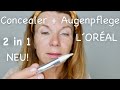 NEU! CONCEALER mit AUGENCREME ⎮Wie gut ist der PERFECT MATCH❓ #loreal ⎮Concealer Hacks ⎮ Kirsty Coco