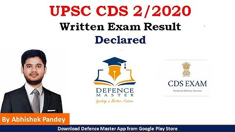 CDS 2 2020 Result Out | Know Cut Offs, No of candidates Selected | IMA, INA, AFA, OTA