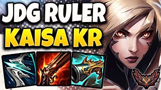 Kaisa vs Caitlyn ADC [ Ruler ] Lol Korea Grandmaster Patch 13.4 ✅