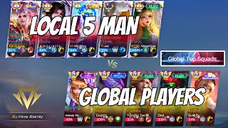 TOP PLAYER MEET INDIAN TOP GLOBAL SQUADE | 🌟600+ STARS PLAYERS - MLBB (2 matches back to back)