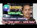 Simple Steps to Earn 1500USDT with RDNT Staking, 1677.89% Annual Yield!