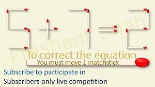 Matchstick Puzzle 5 7=2