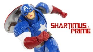 Revoltech Captain America Amazing Yamaguchi Marvel NOW Comic Import Action Figure Toy Review