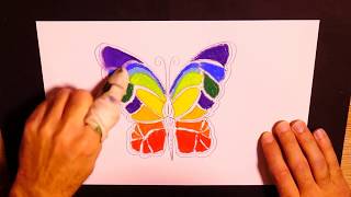 Hi everyone, on this video i show how to paint a butterfly abstract
art with blending technique - (by cloth). made it pastel based oil by
carandache -...