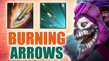 Searing Arrows Max Attack Speed [Clinkz Ranger Build] Dota 2 Ability Draft