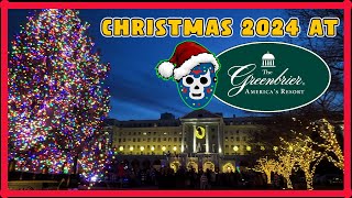 CHRISTMAS Magic at The Greenbrier Resort in West Virginia for 2024 - Holiday Lights & Decor Tour