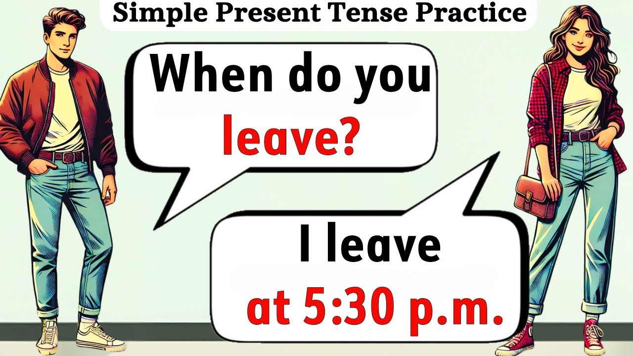 English Speaking Practice For Beginners | Simple Present Tense Practice ...