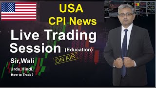 Live Trading Session 693 | Gold Analysis Learning with Practical | CPI USA NEWS