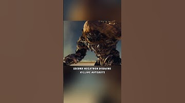 Why Does Megatron Rarely Kill Autobots? #transformers #scifi #cinematic #moviecommentary