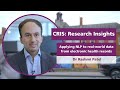 Applying natural language processing to real world data from electronic health records | CRIS