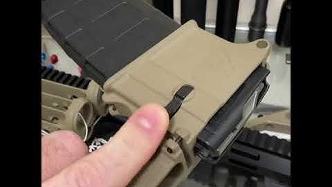 Armory Dynamics Ambidextrous Magazine Release.