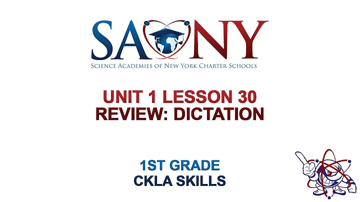 1st Grade CKLA Skills - Unit 1 Lesson 30 Review: Dictation