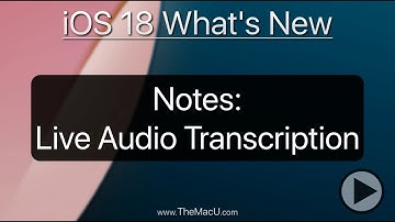 How to use the new Live Audio Transcription feature in Apple Notes on iOS 18 for iPhone & iPad!