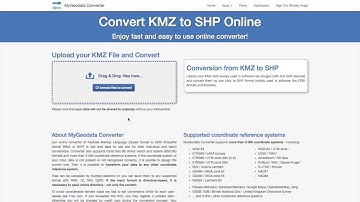 How to convert KMZ to SHP