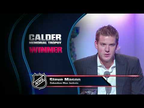 Steve Mason wins the Calder Trophy