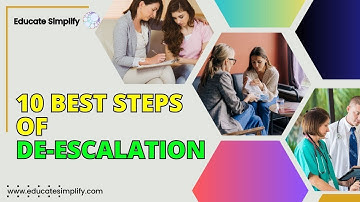 10 Steps of De-Escalation #shorts