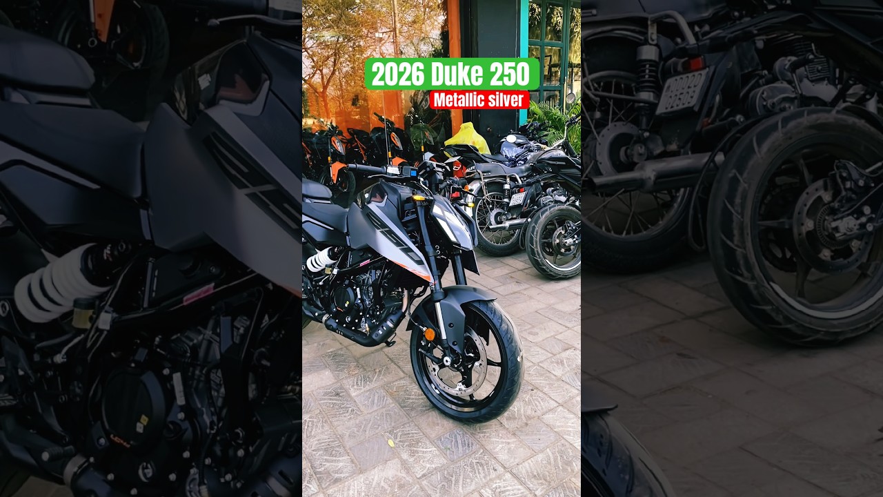 New 2026 KTM Duke 250 Gen 3 All new metallic Silver first look 🔥