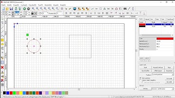 LASER TUTORIALS: RD Works dimensions, coordinates and procesing modes.