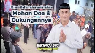 Situasi Mengantar Pendaftaran Calon Kuwu desa cipaat Bongas Indramayu. Bpk.Wartono/ono