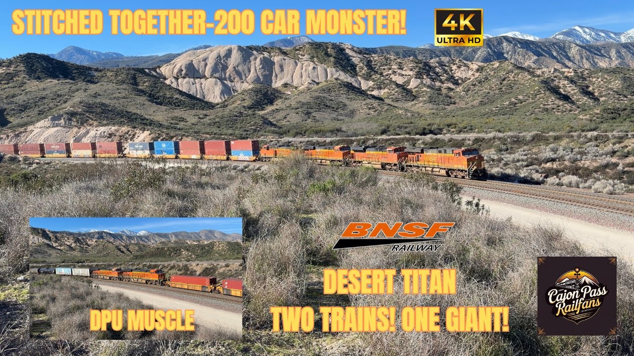 “This isn’t a train — it’s a land‑bound leviathan rolling through the desert.”