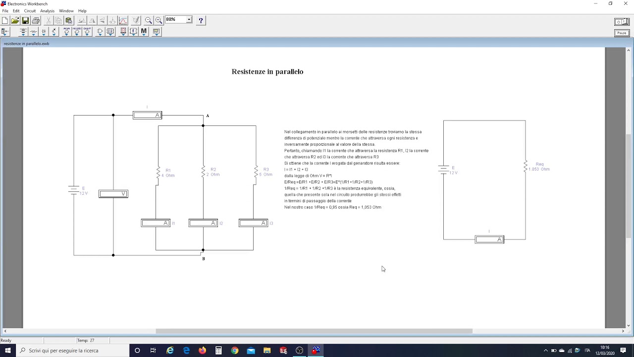 Esercizi Resistenze In Serie E Parallelo Pdf