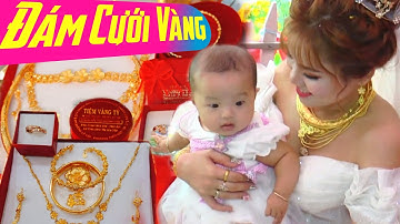 Đám Cưới "VÀNG ĐEO KHÔNG XUỂ" Cô Dâu Cực Kỳ Dể Thương Xinh Tươi Bên Chú Rể Soái Ca Rất Xứng Đôi