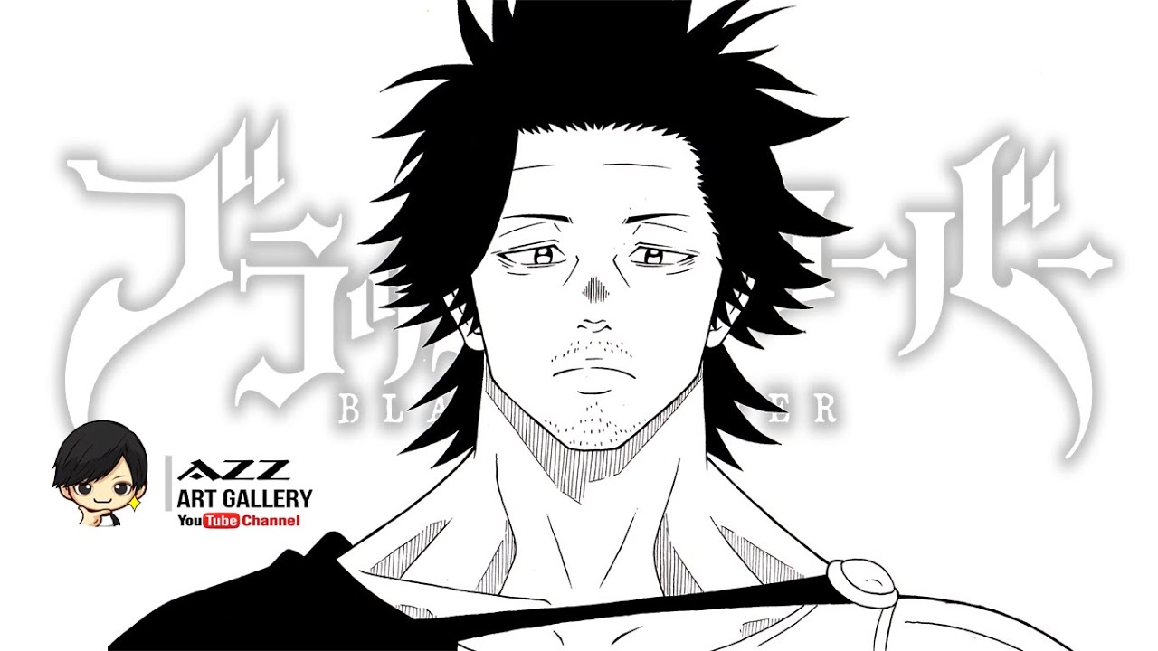 How To Draw Captain Yami  Step By Step  Black Clover  YouTube