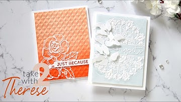2 EASY Ways to Add Color With Altenew 3D Embossing Folders!