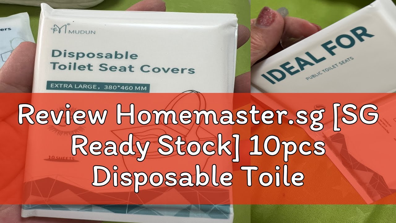 Review Homemaster.sg [SG Ready Stock] 10pcs Disposable Toilet Bowl Seat Cover*Anti Bacterial*Hygien