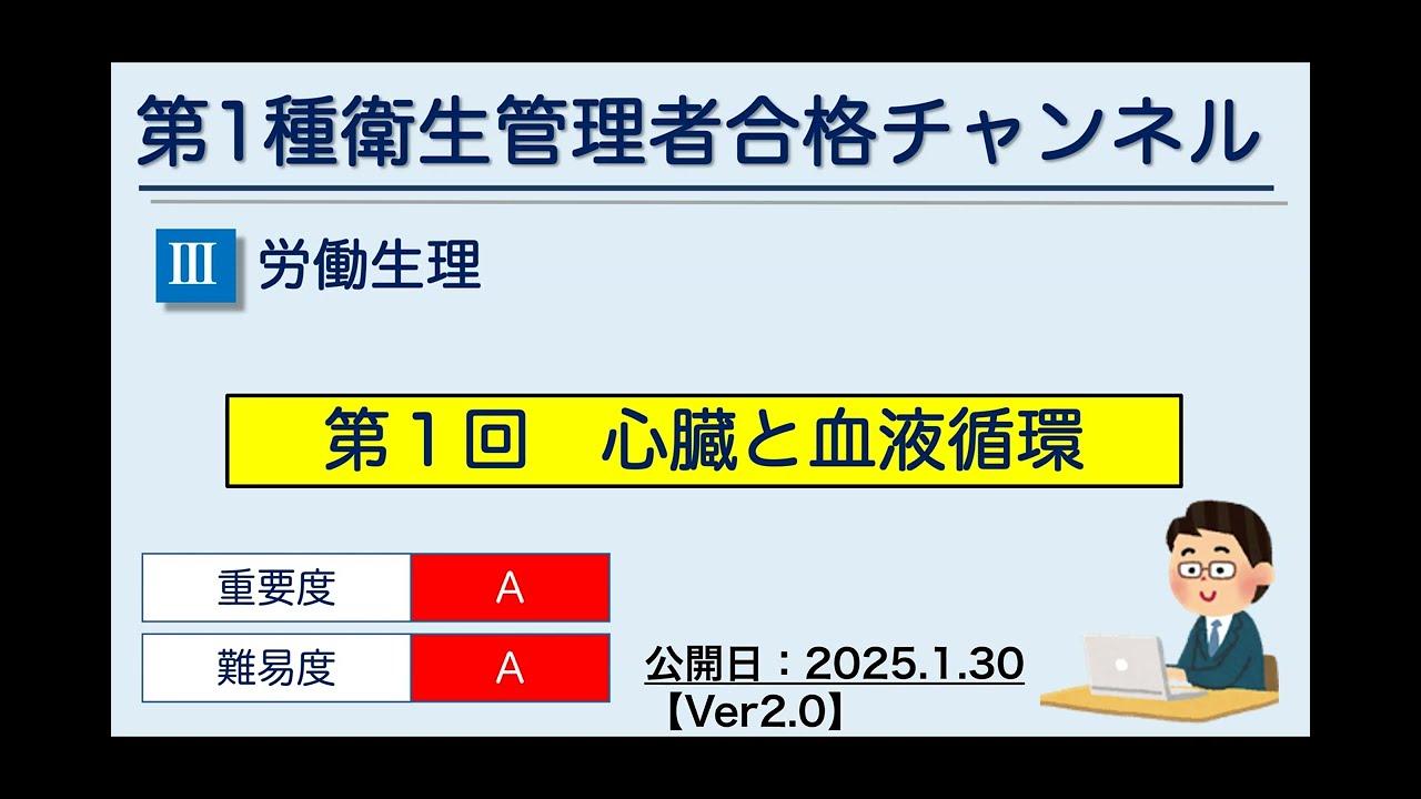 【Ver2.0】【常時公開】【39】　労働生理　第1回　心臓と血液循環