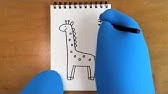簡単かわいいキリン Giraffe Illustration 簡単かわいいイラストレッスン37 Youtube