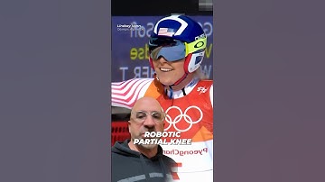 Olympic Partial Knee Replacement ⛷️ #shorts