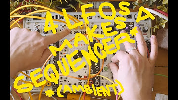 How 4 LFOS into a mixer creates a sequencer.