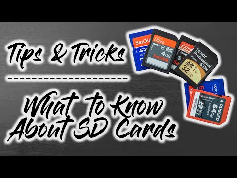 Tips & Tricks : What to Know About SD Cards