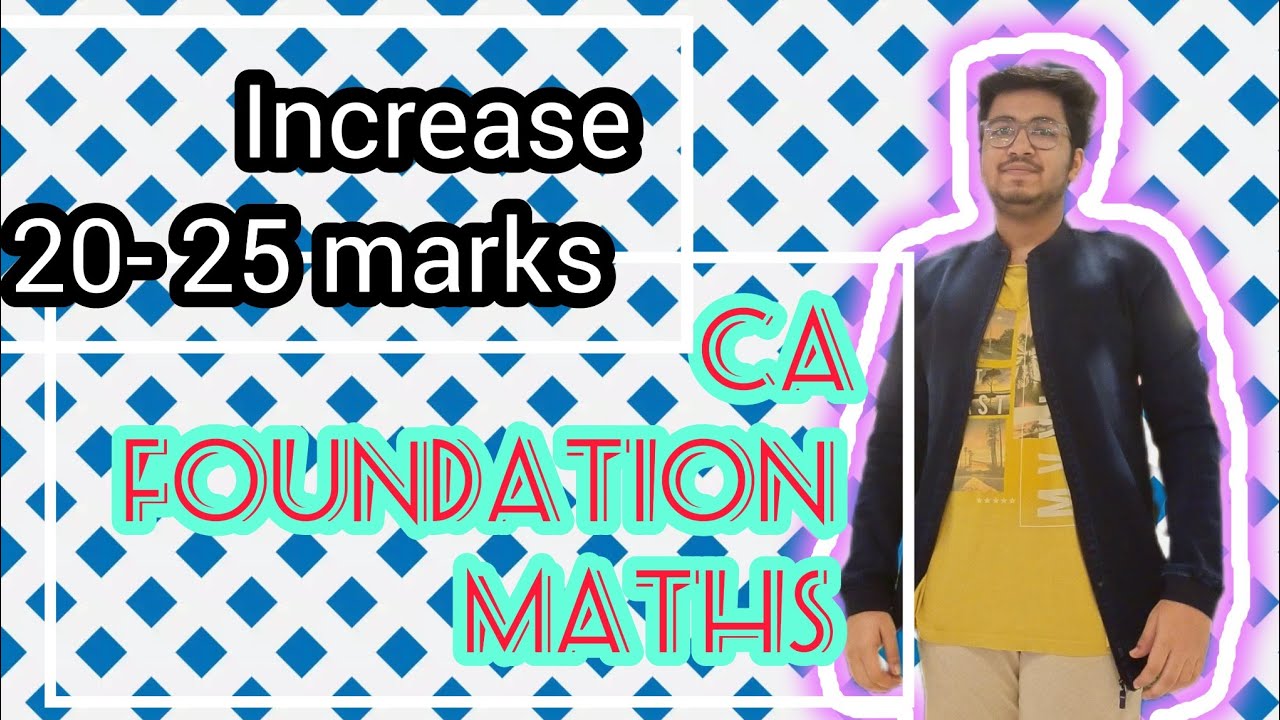 CA foundation Maths strategy || June 23 || #cafoundation #maths # ...