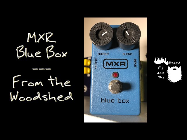 ギター MXR blue box script FUZZ Carter Vintage - MXR Blue Box 1970s, Blue with Script Logo