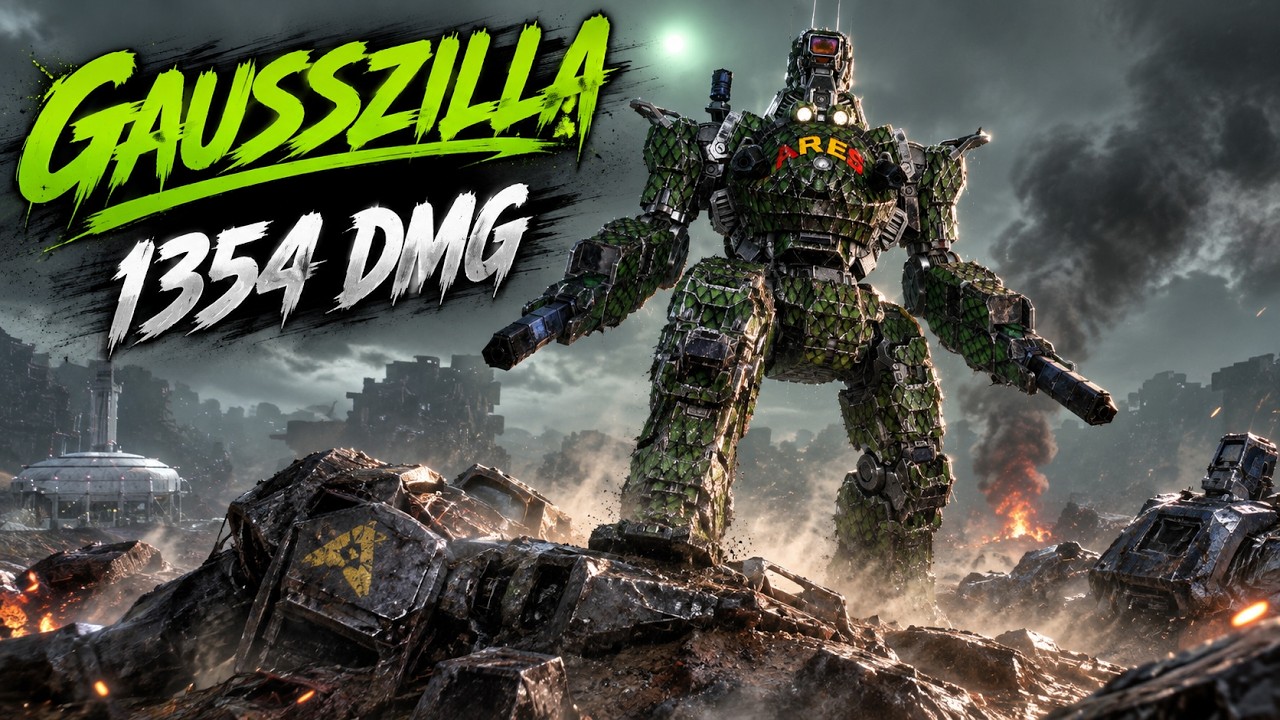 MWO: Gausszilla — 1354 DMG | Long-Range Attrition & Lance Support